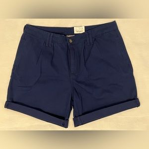St John's Bay, Size 14, Navy Blue, Shorts, Mid Rise